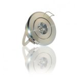 bridgelux led einbaustrahler warm weiss 3 watt dimmbar lib20501 cea