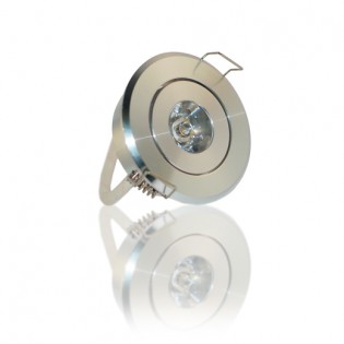 bridgelux led einbaustrahler warm weiss 3 watt dimmbar lib20501 cea